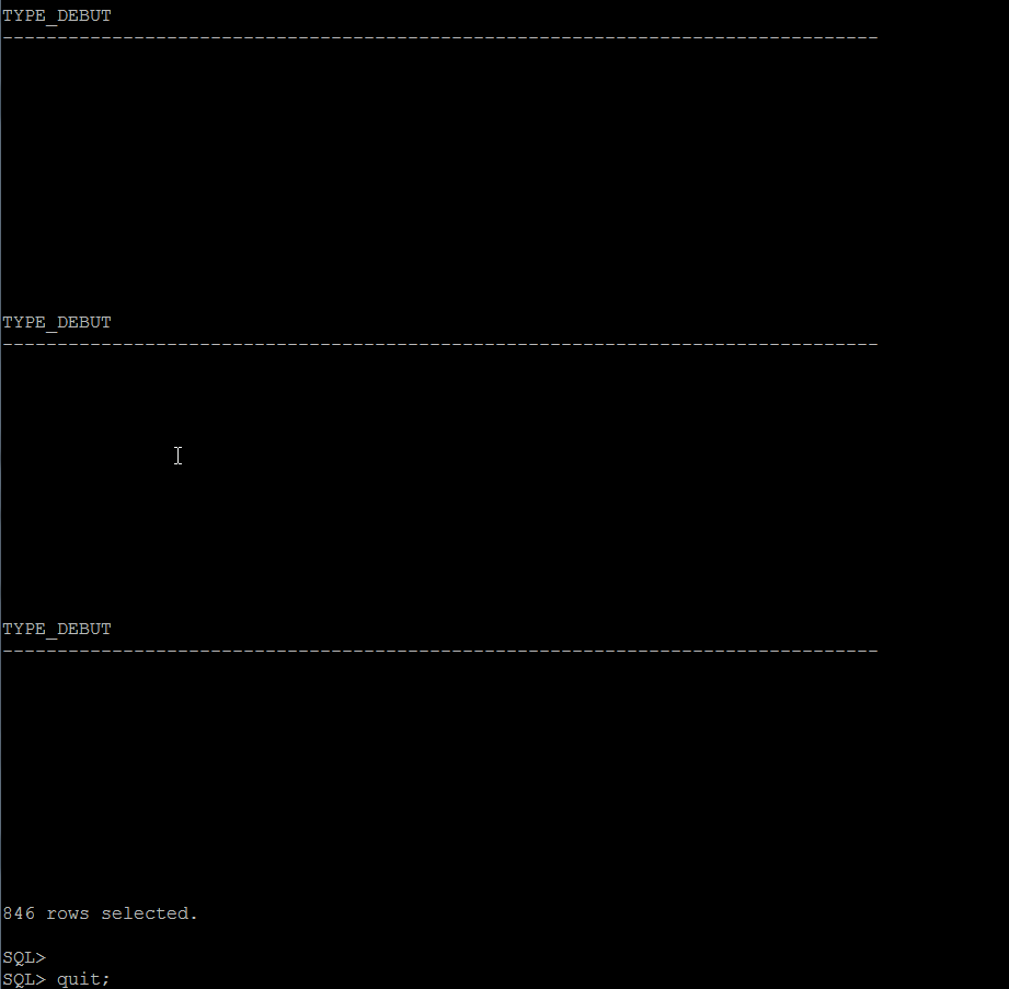 Probleme Sqlplus trimspool/trim ? SQL Oracle