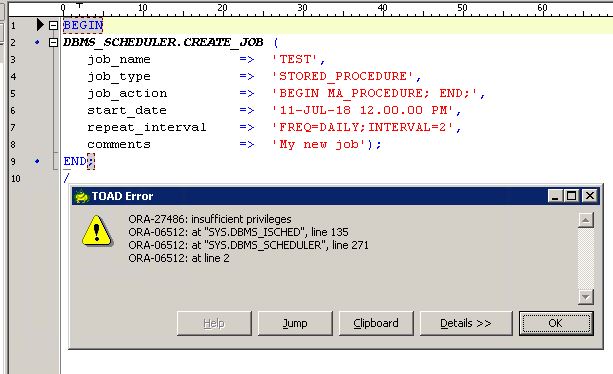 Developpez.com Le Club des Développeurs et IT Pro Actus Forum PL/SQL Oracle  Emploi PL/SQL Oracle : Procédure stockée et refresh auto ? Aurel2340, le  11/07/2018 à 09h46#1 Bonjour, Je sais qu&rsquo;il est possible de faire un  refresh automatique et période &hellip;