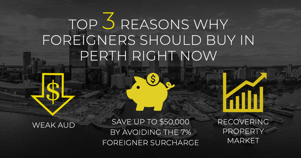 Here Are 3 Reasons Why Foreigners should Buy a Property in Perth Right
