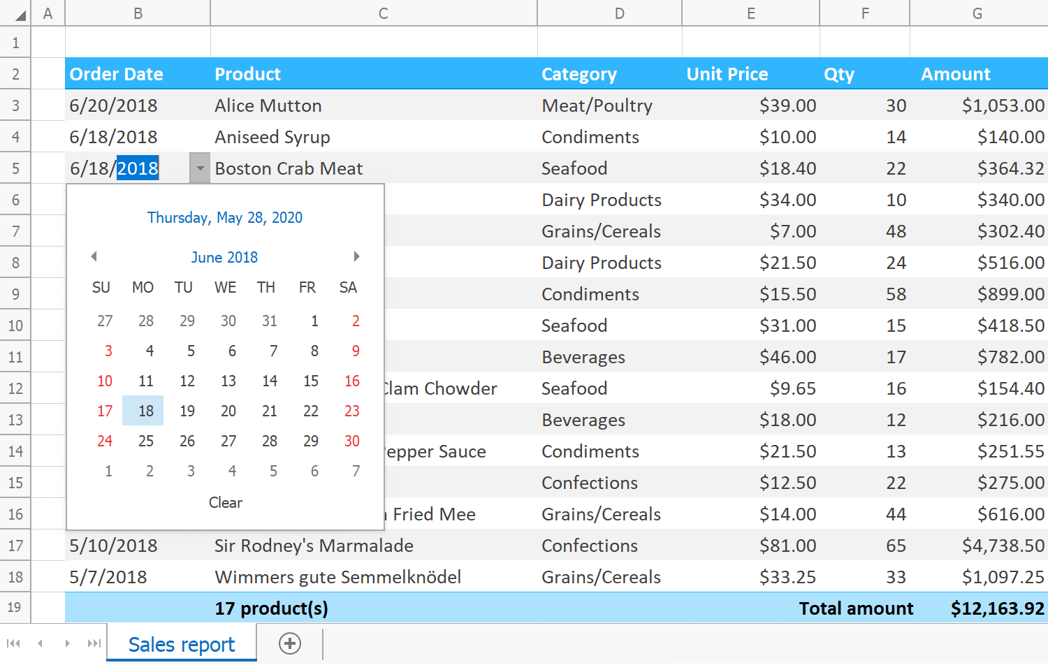 Export To Xls And Xlsx Formats Winforms Controls