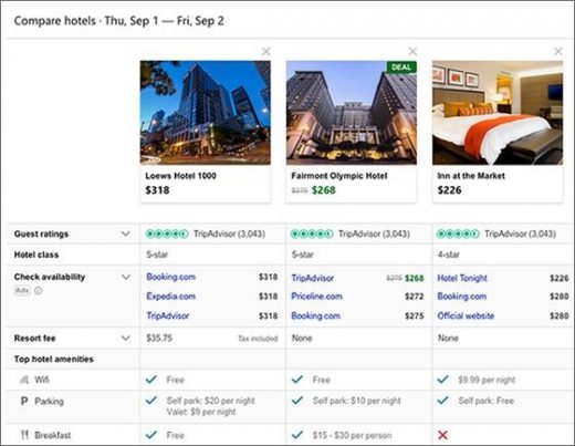 Bing Adds Intelligent Search Features On The Upside Bing Adds Intelligent Search Features On The Upside