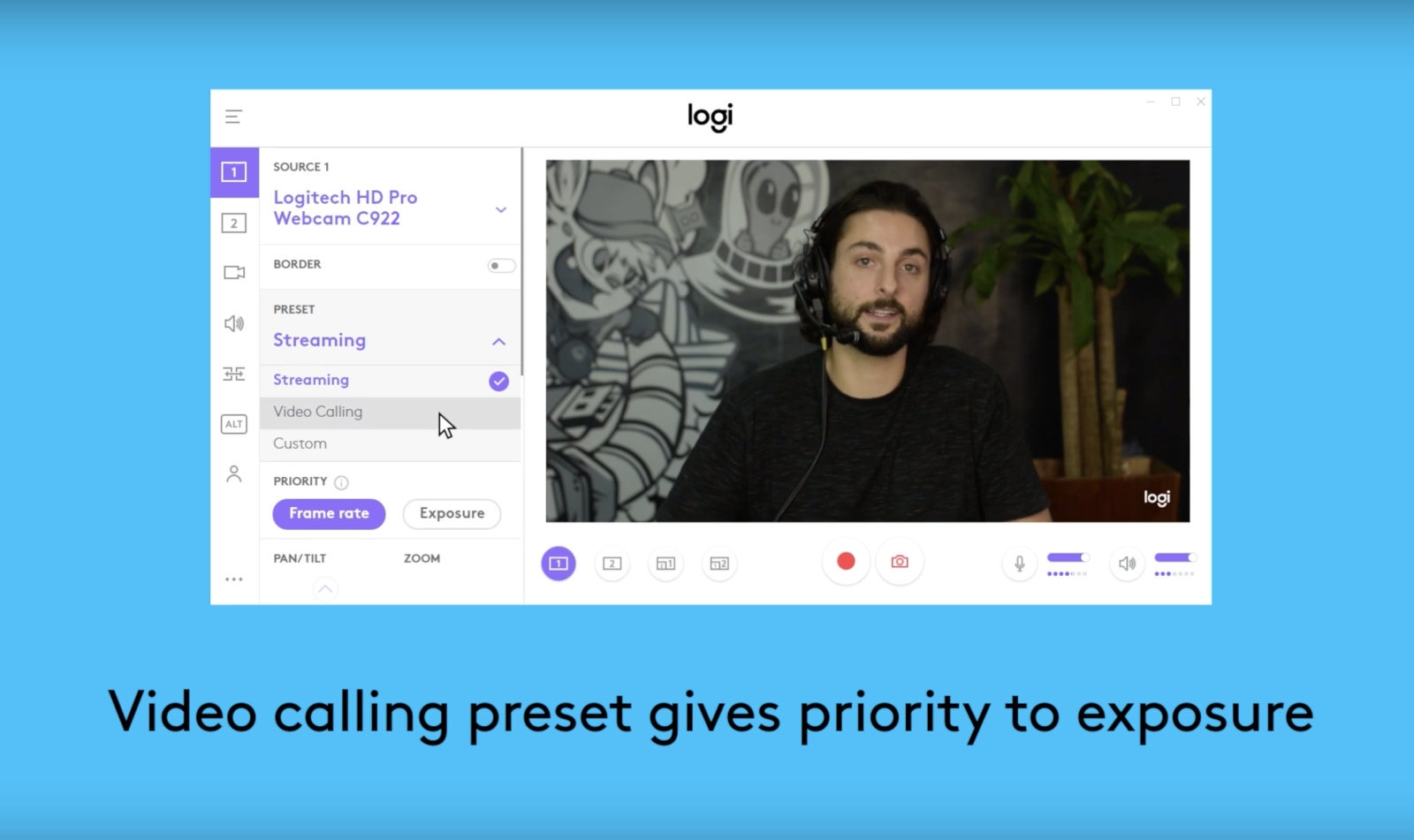 Logitech Capture makes it easier to create vlogs and live streams