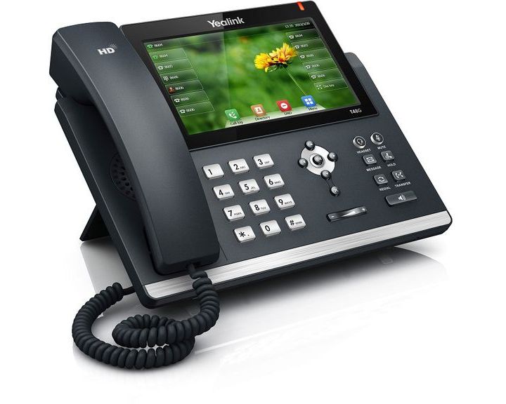Yealink SIPT48S 16 Line, Dual Gigabit, 7'' Color Touch Screen IP Phone
