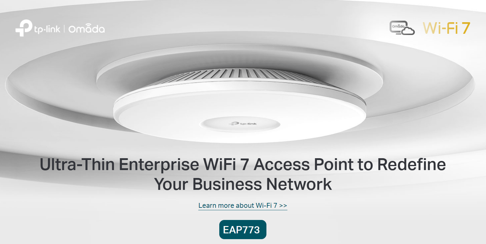 TP-Link EAP773 BE9300 Ceiling Mount Tri-Band Wi-Fi 7 Access Point