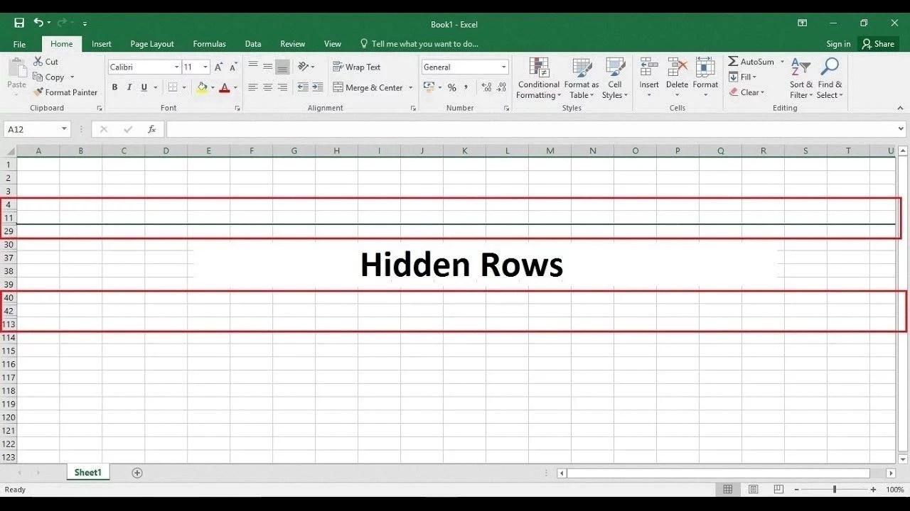 How to Easily Unhide Multiple Rows in Excel DeviceMAG
