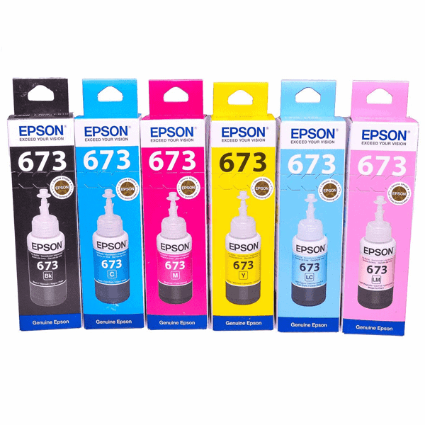 Epson 673 Colour Ink Bottles(Sold Per Piece) • Devices Technology Store