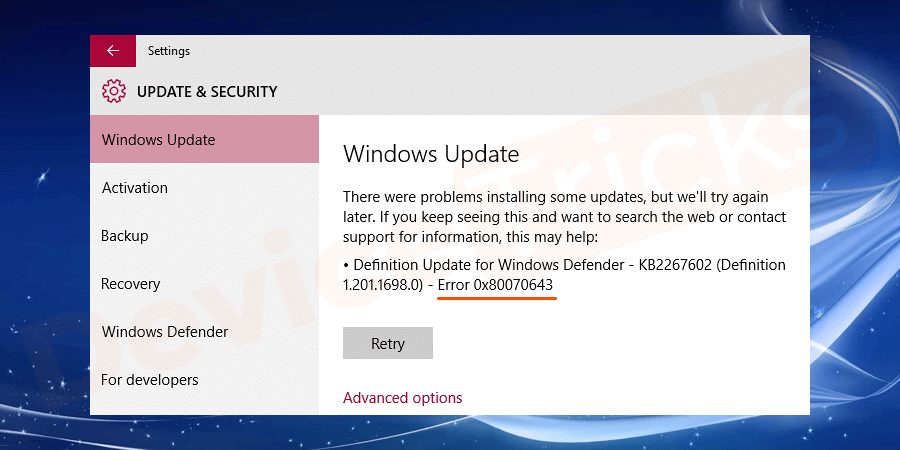 Definition Update For Windows Defender Kb2267602 Download
