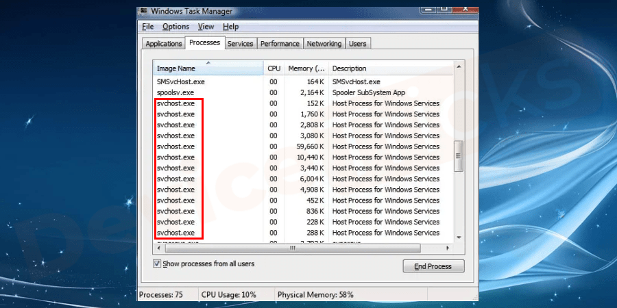 Guide to Fix svchost.exe High Network Usage Error Device Tricks