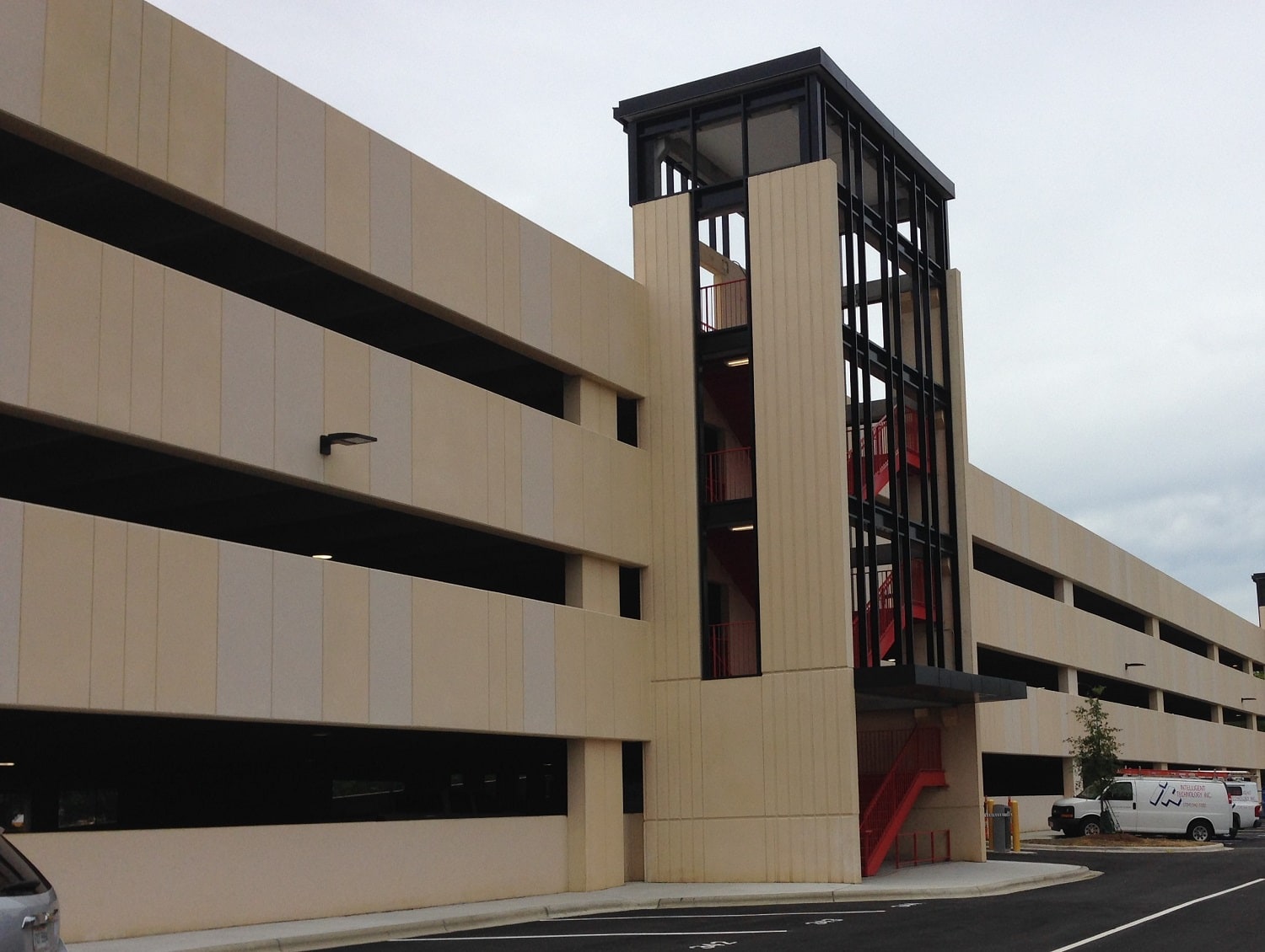 Charlotte Catholic High School Parking Deck DEVITA