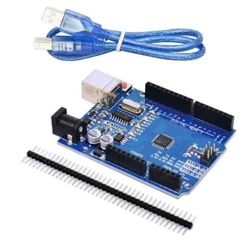 Board UNO R3 ATmega328P + USB Cable for Arduino IDE