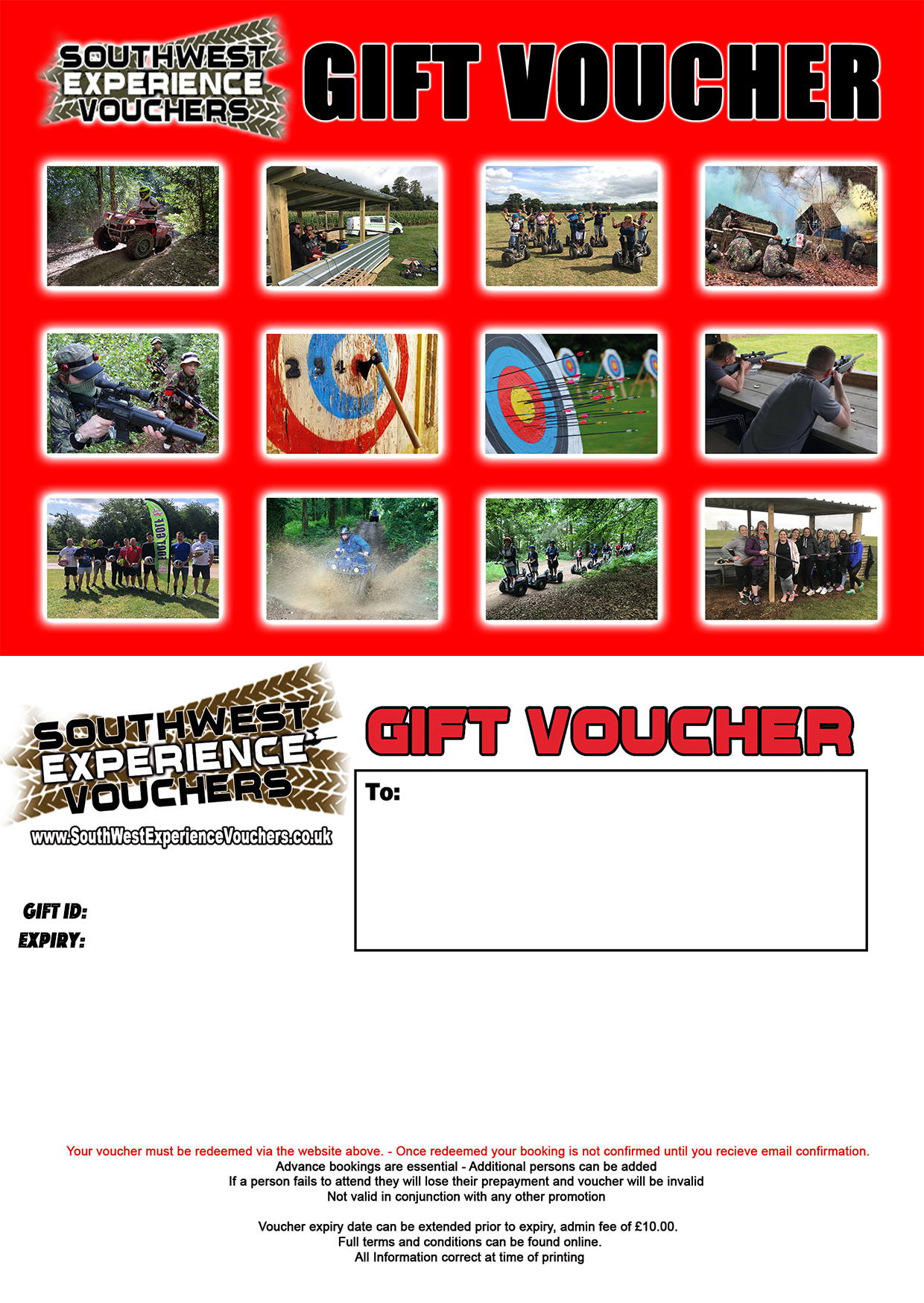 Gift Experience Vouchers Exeter Devon Devon Country Pursuits Exeter