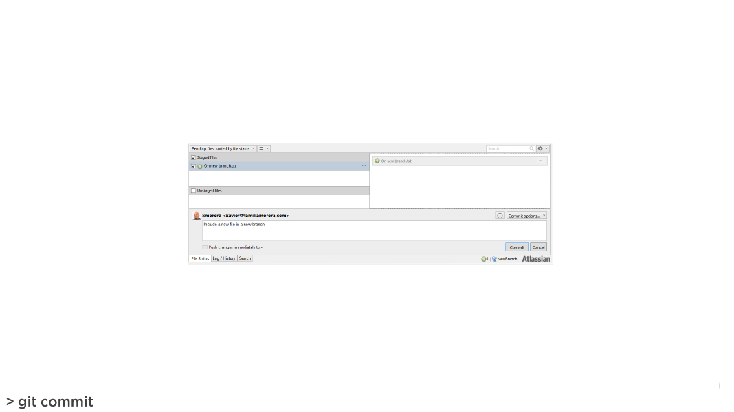 Git commit directgulu
