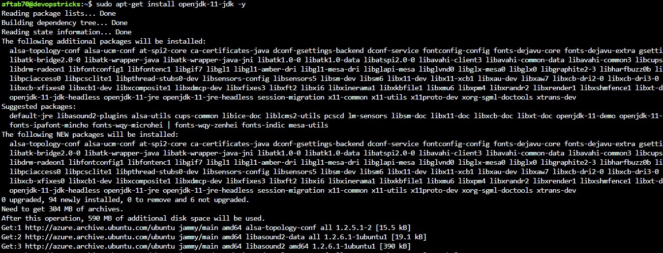 Installing Java 11 on ubuntu 22.04 LTS DevOps Tricks