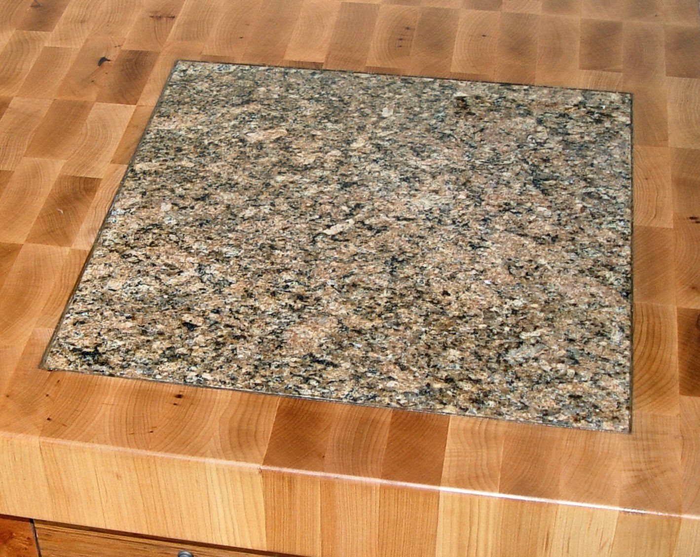 Custom Wood Countertop Options Marble, Granite, and Wood Inserts