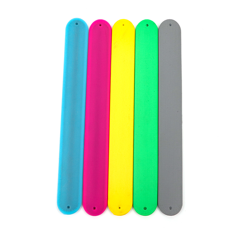 DIY Colorful Snap Slap Bracelet for Kids Adults Devote Silicone