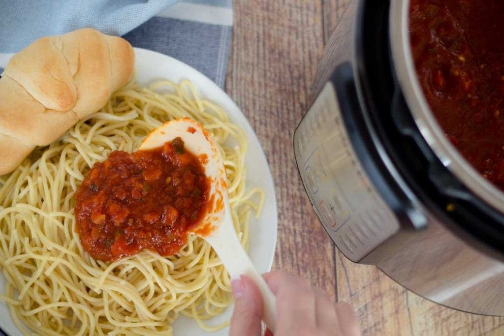 Instant Pot Spaghetti Sauce Devour Dinner Just like Grandma makes