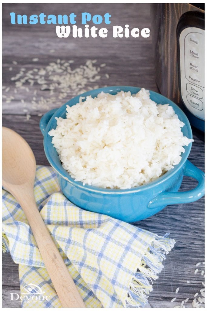 How to make Instant Pot White Rice Devour Dinner