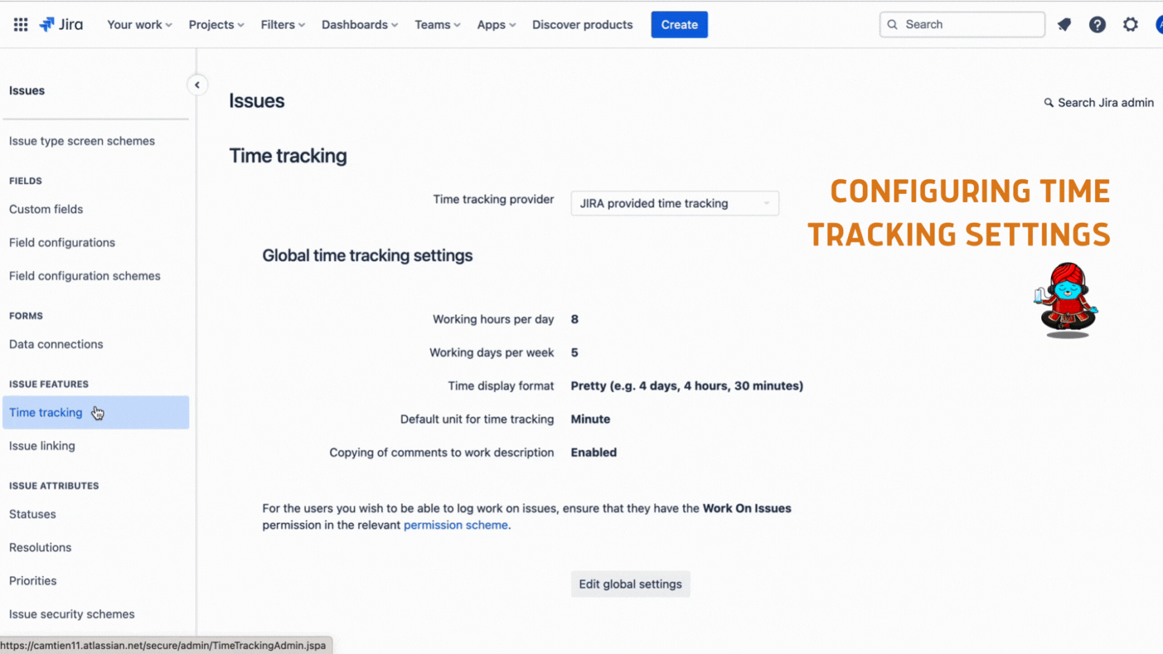 Jira Time Tracking How to log work on issues Jira Guru