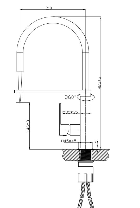 Madison Flexible Sink Mixer DevSpec
