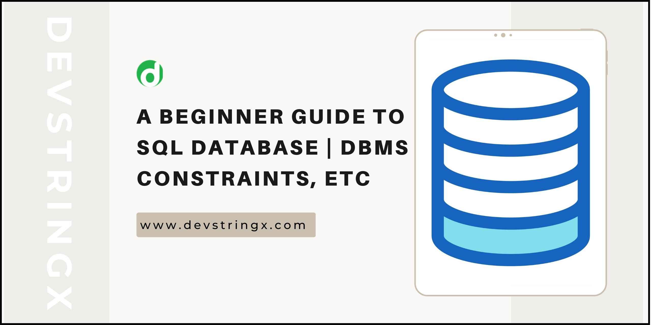 What Is Database? A Beginner's Guide to Database Devstringx