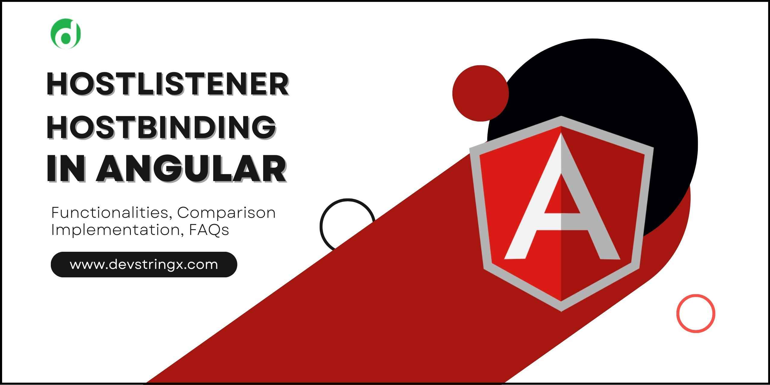 A Detail Comparison B/W HostListener & HostBinding in Angular DS