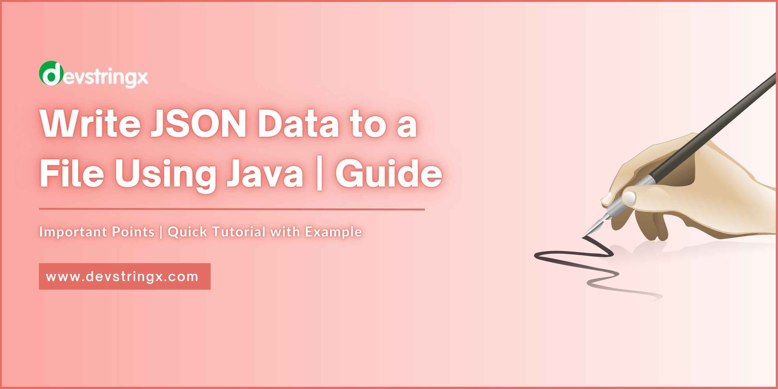 How to Write JSON File Data Using Java? DS