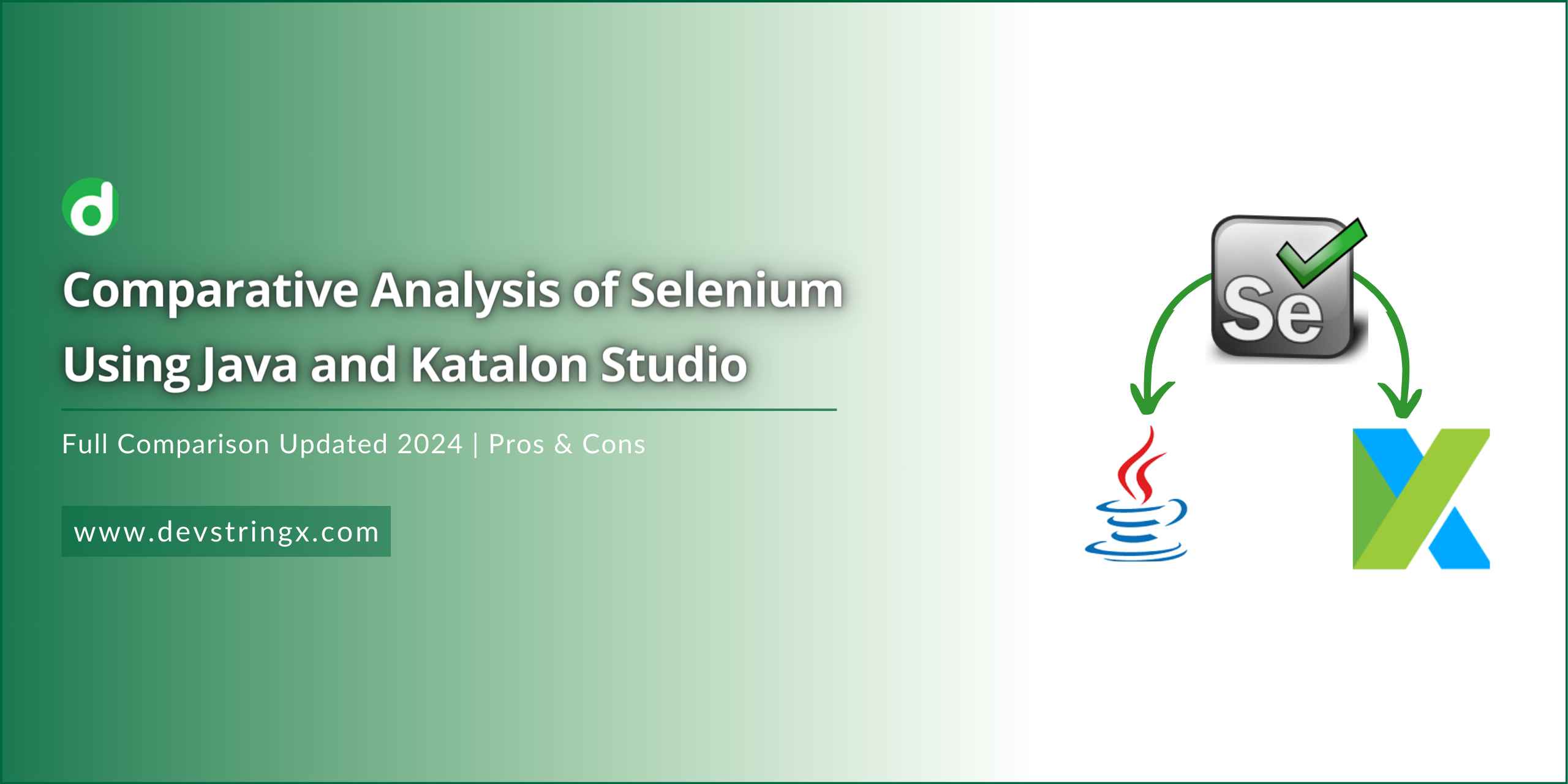 Analysis of Selenium Using Java Vs Katalon Studio Pros & Cons