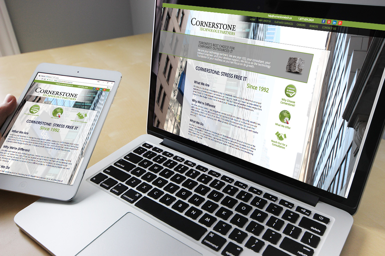 Cornerstone Technology Partners « DevUp WordPress Website Development