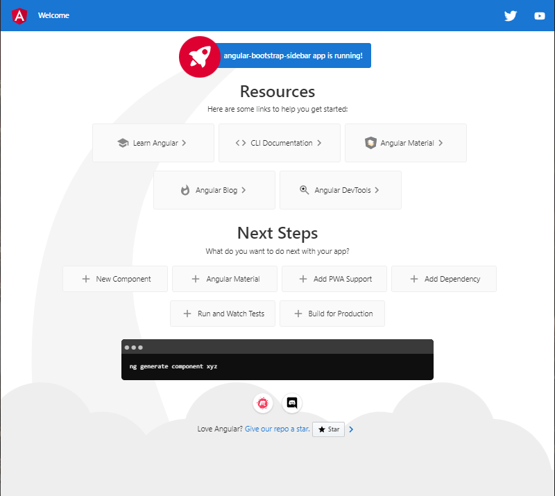 How to create a Angular Bootstrap Sidebar