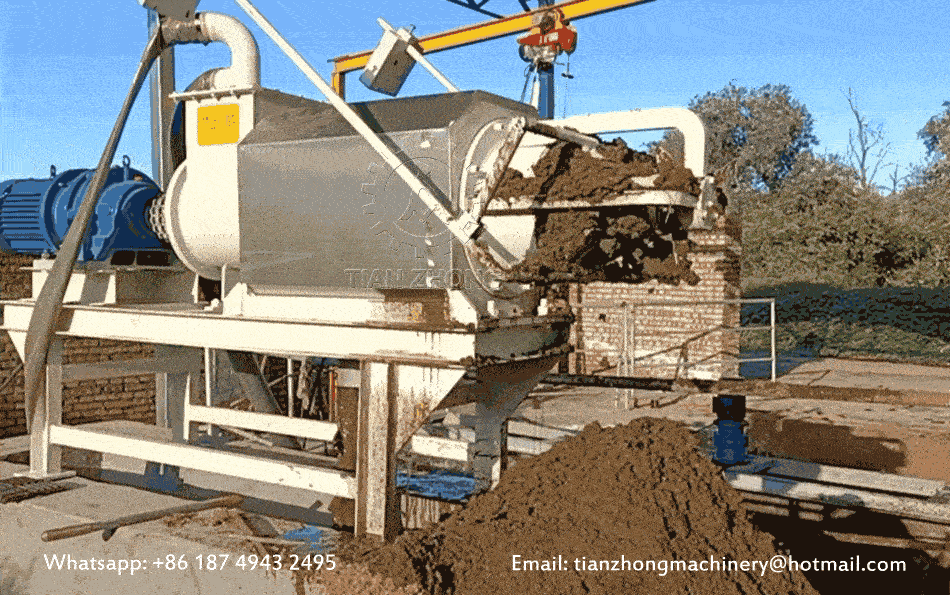 Cow dung dewatering machine for manure separationmanufacturer