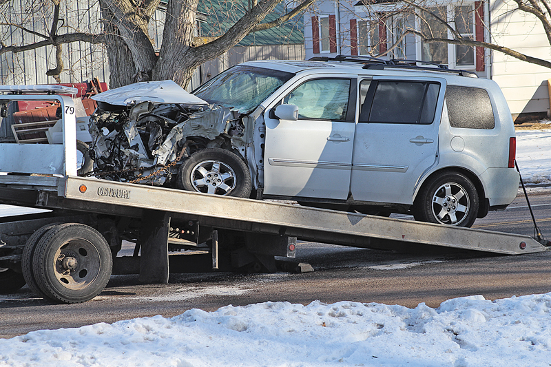 Crash in Town of Colfax The Tribune Press Reporter