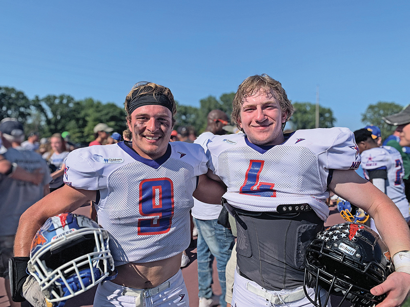 Marsh, Lew AllStar Teammates The Tribune Press Reporter