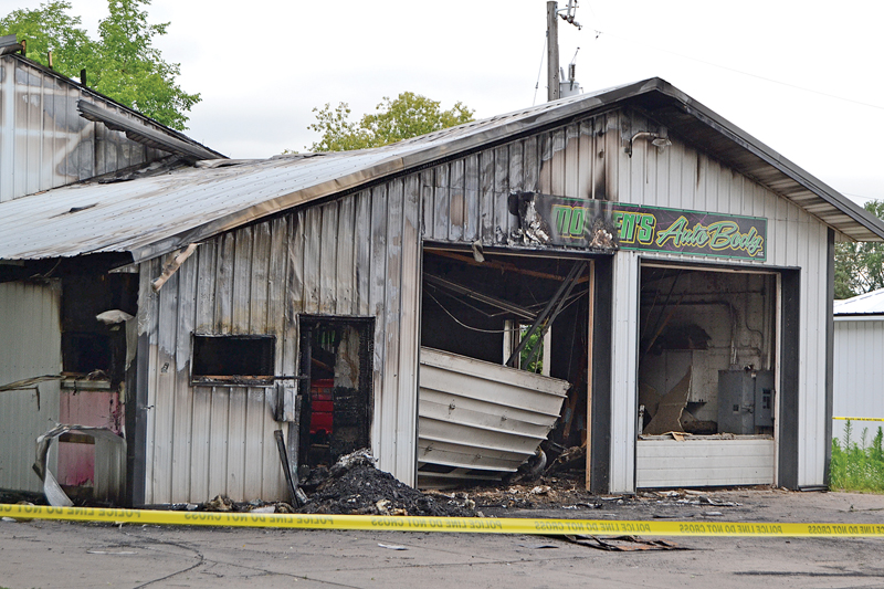 Fire destroys Auto Body in Colfax The Tribune Press Reporter