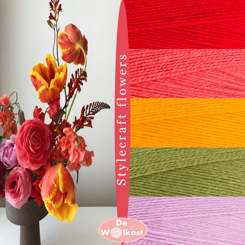 Stylecraft Inspiratie Pakket Flowers De Wolkast