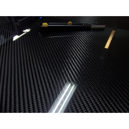 Carbon fiber sheet 100x100 cm, thickness 5.5 mm (0.216