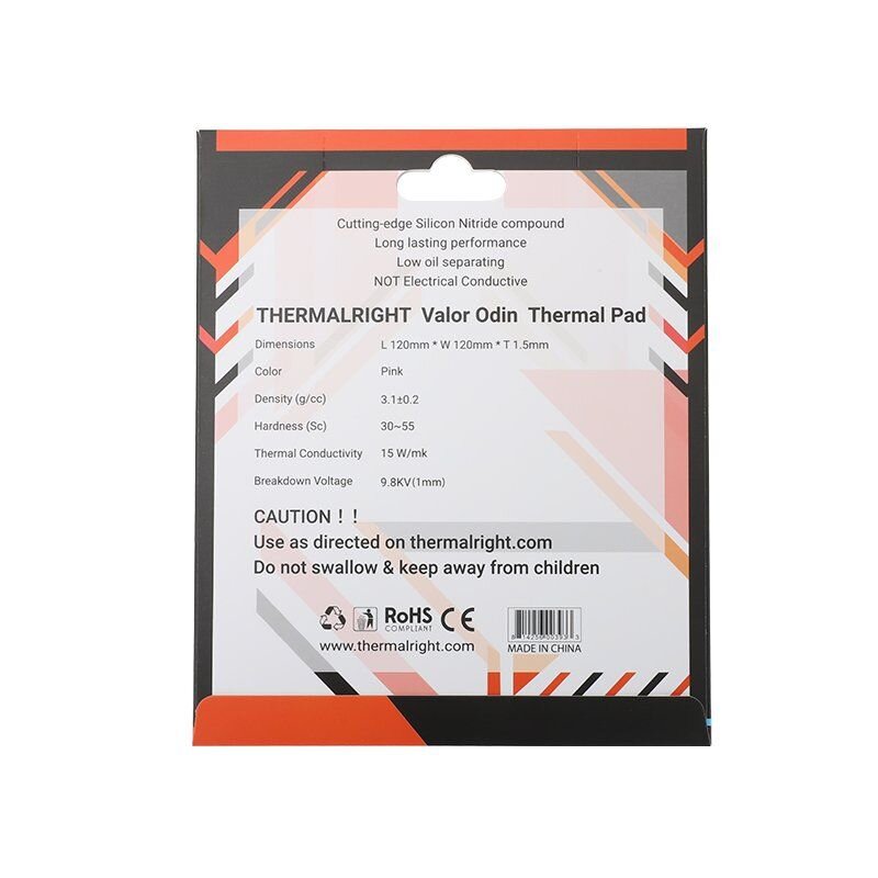 Thermalright VALOR ODIN Thermal pad 120x120 mm teplovodivá podložka
