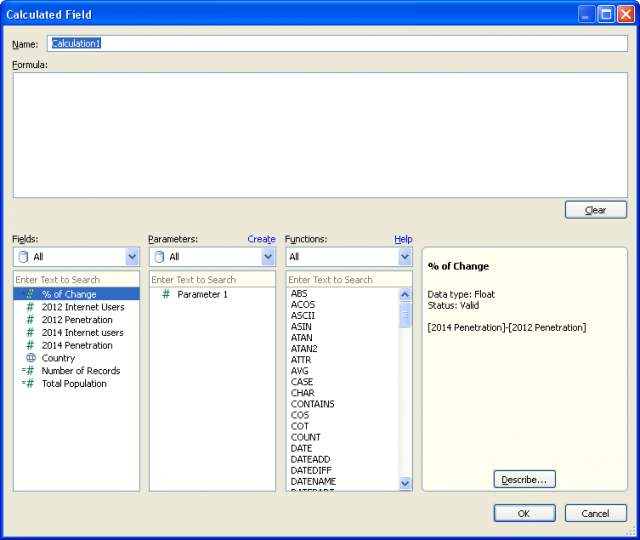 Comprehensive Tableau Reference Guide Calculated FieldsLogical Functions