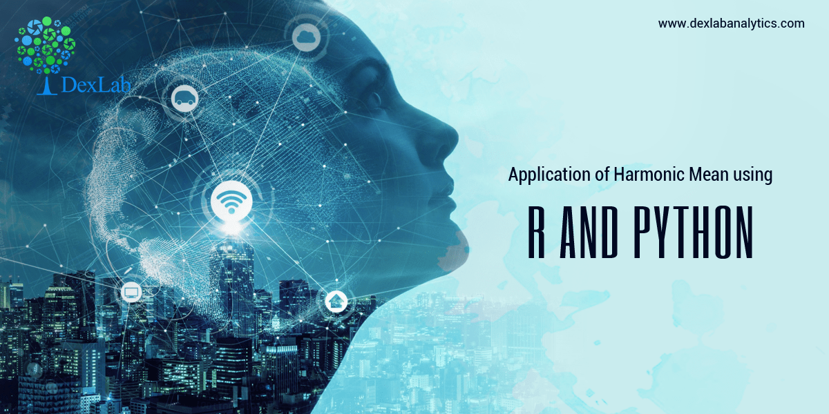 Application of Harmonic Mean using R and Python
