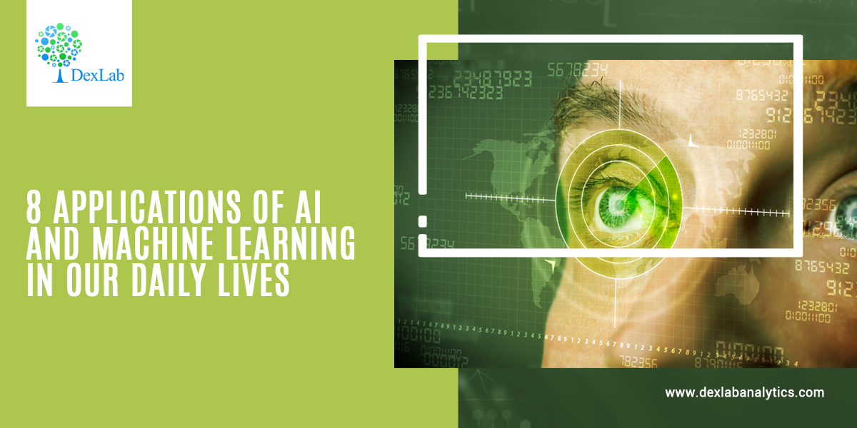 8 Applications of AI and Machine Learning in our Daily Lives 8 Applications of AI and Machine Learning in our Daily Lives