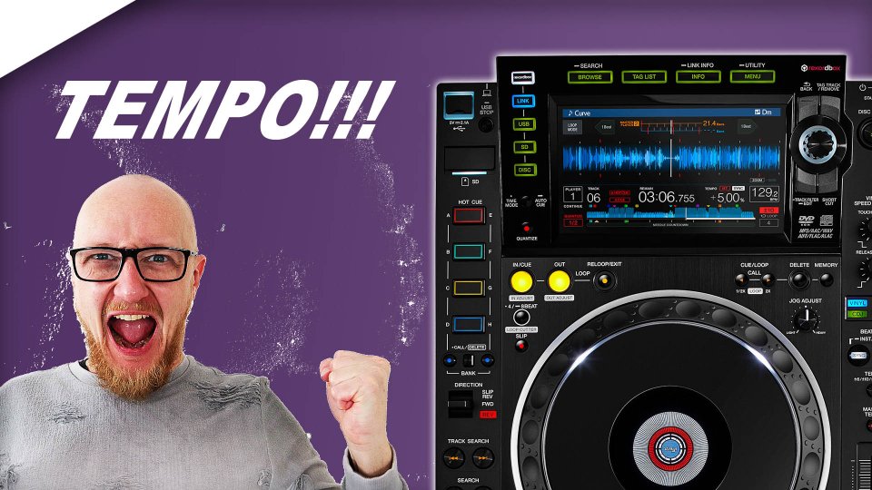 CDJ 2000 Nexus 2 TEMPO tutorial // slider, reset, master, sync