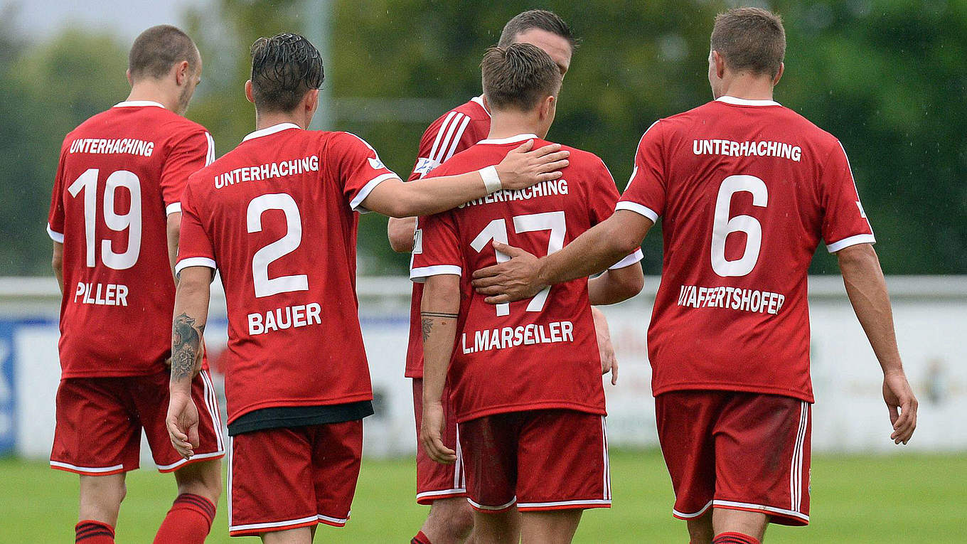 RL Bayern Unterhaching startet mit Sieg DFB Deutscher Fußball