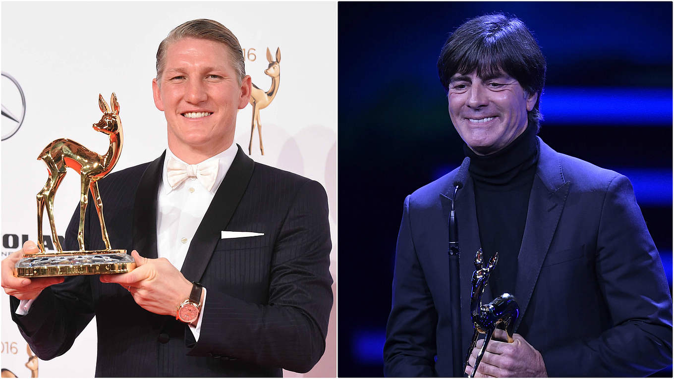 Bambis für Löw und Schweinsteiger DFB Deutscher FußballBund e.V.