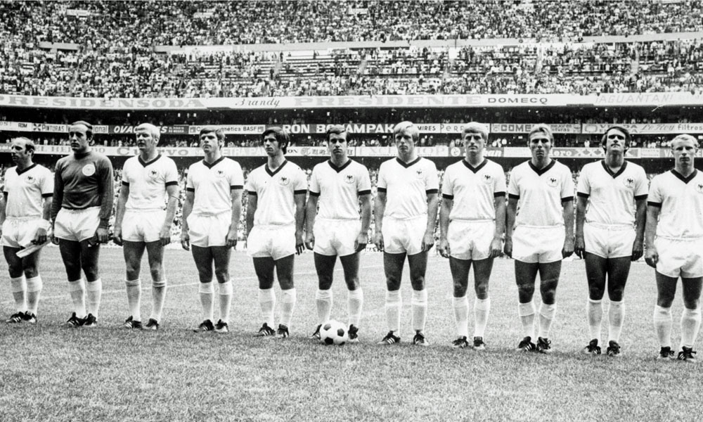 WM 1970 Jahrhundertspiel in der Höhe Mexikos DFB Deutscher