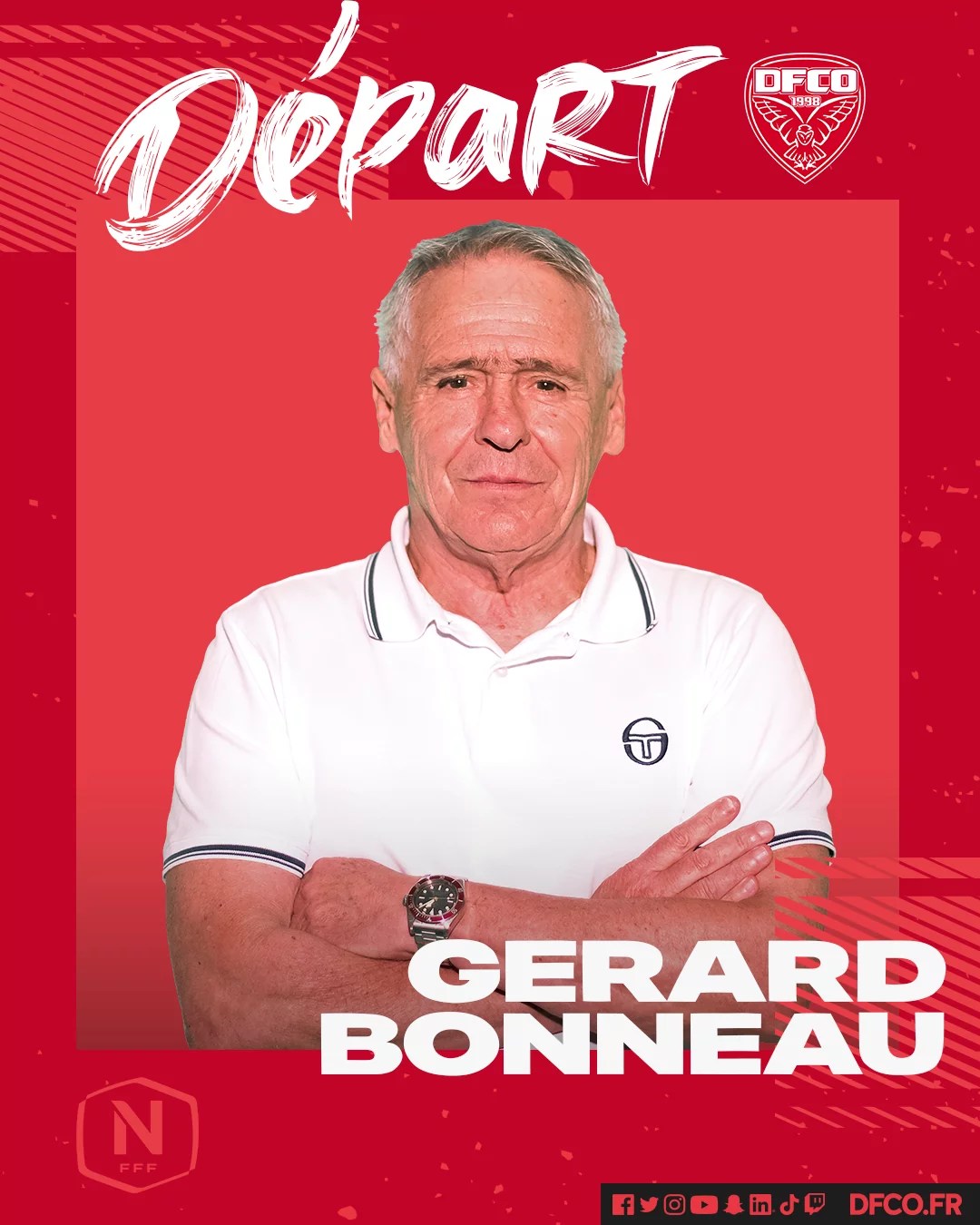 Gérard Bonneau quitte ses fonctions DFCO