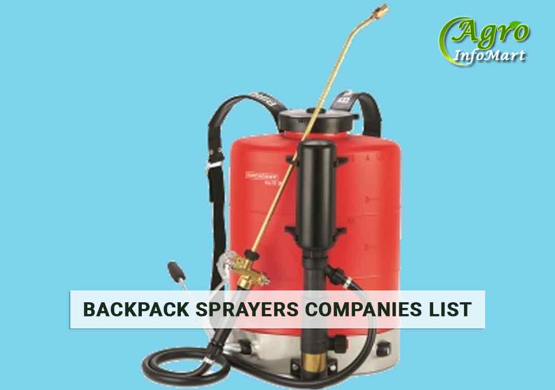 Backpack Sprayers Manufacturers Companies In India