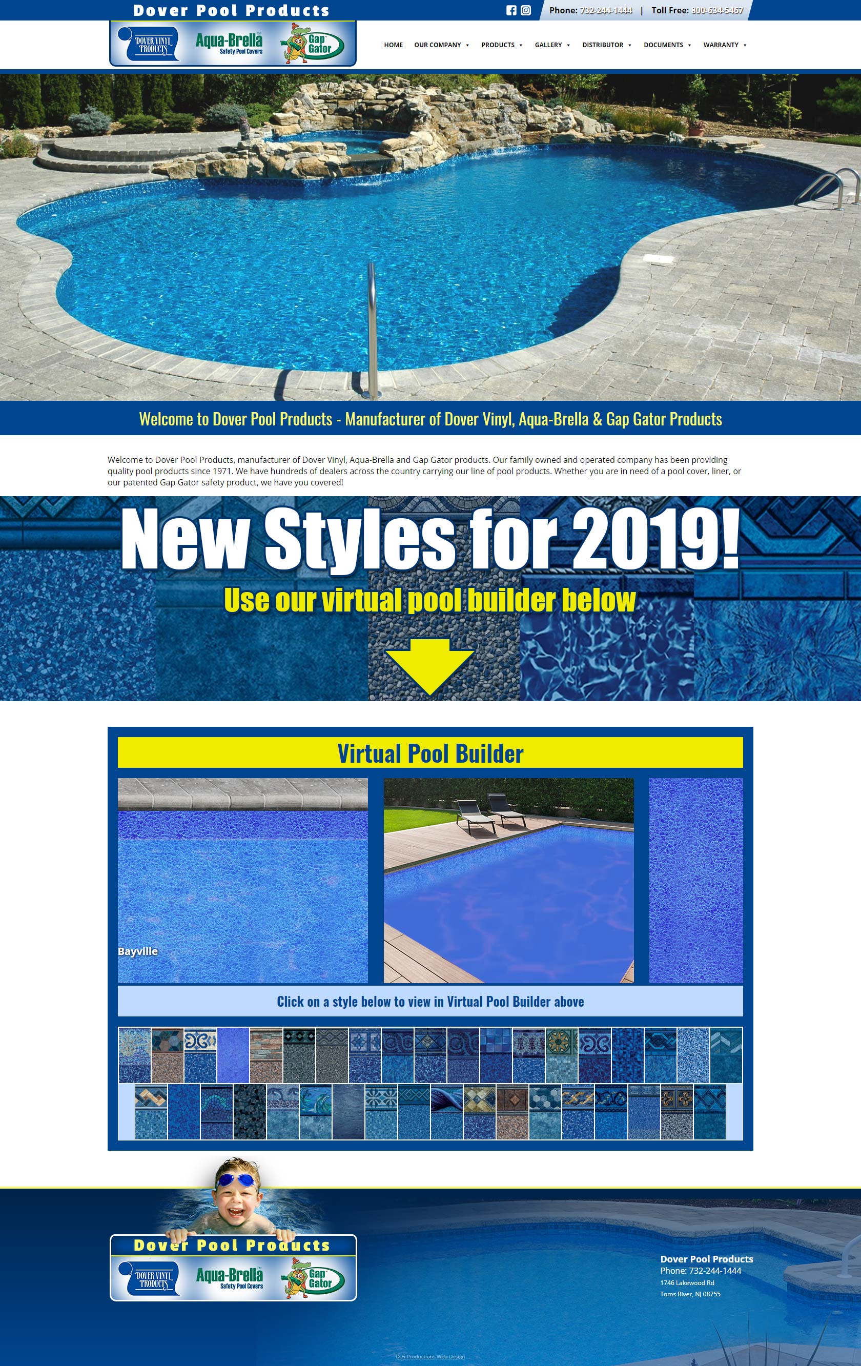 Dover Pool Products DFi Productions Inc.