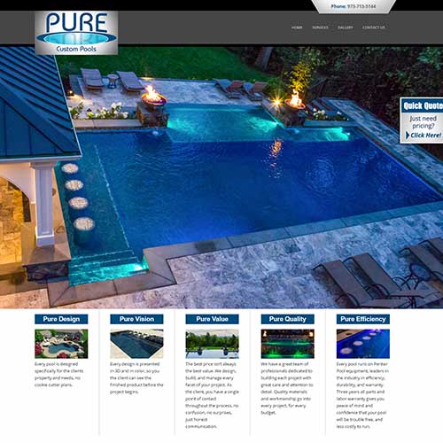 Pure Custom Pools DFi Productions Inc.