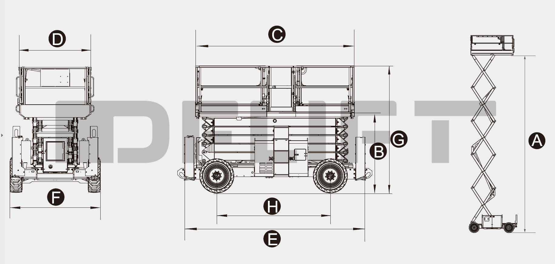 Roughterrain Scissor Lifts Manufacturer in China Safe and Reliable