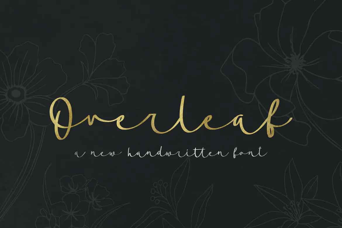 Overleaf Script Font Dfonts