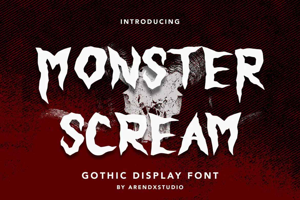 Monster Scream Font Dfonts